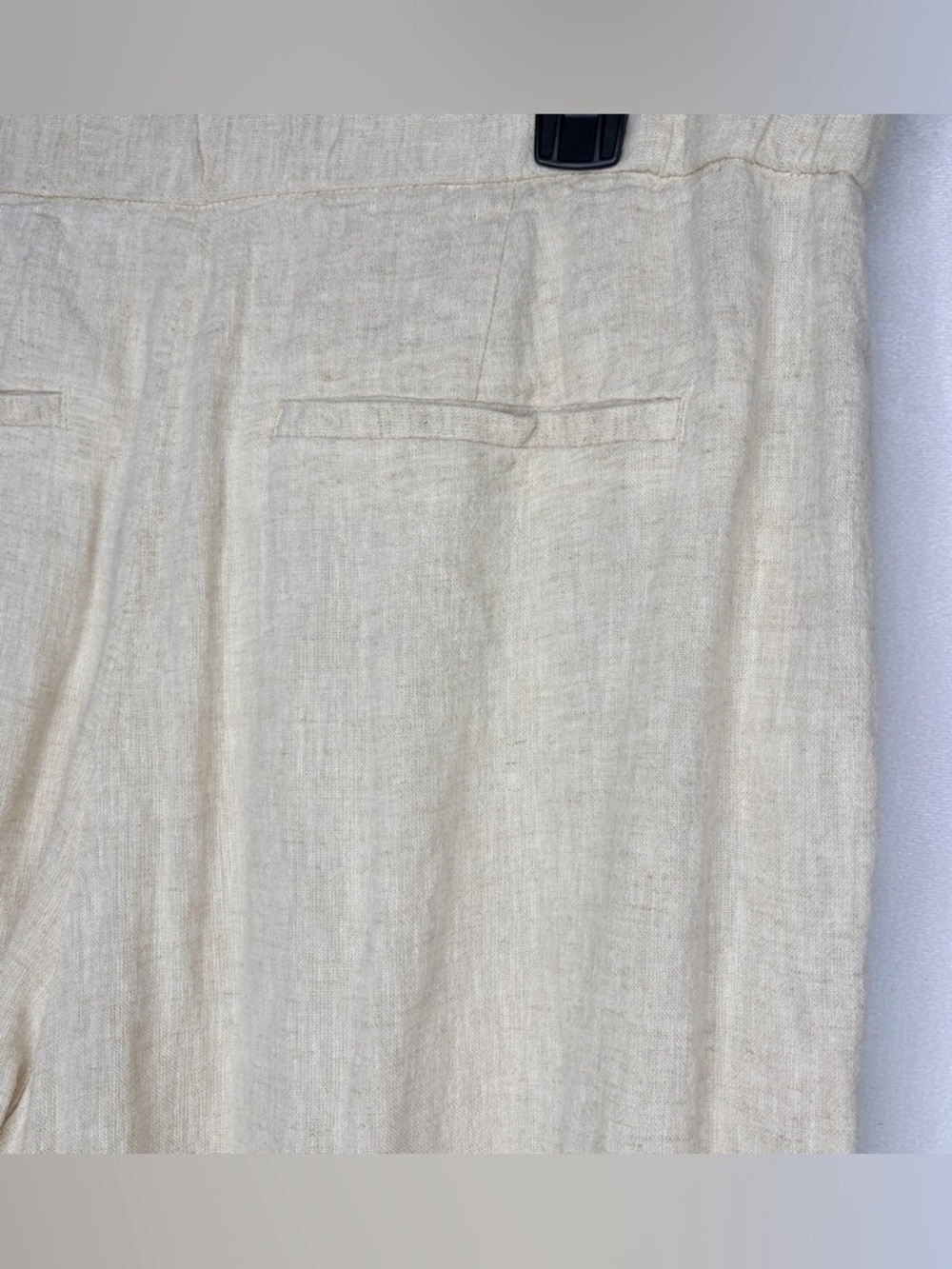 Abercrombie & Fitch Sloane Linen-Blend Wide Leg Pants - Picture 7 of 10